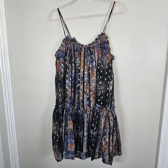 Forever 21 Multicolor Sleeveless Mini Shift Women's Dress Medium NWT - Picture 8 of 11